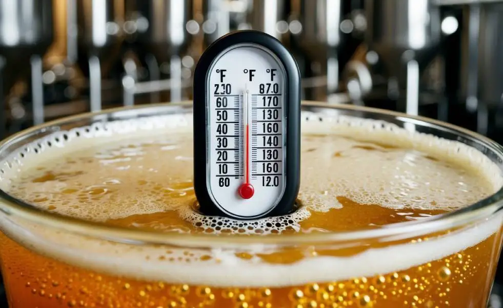 Perfect beer temperature