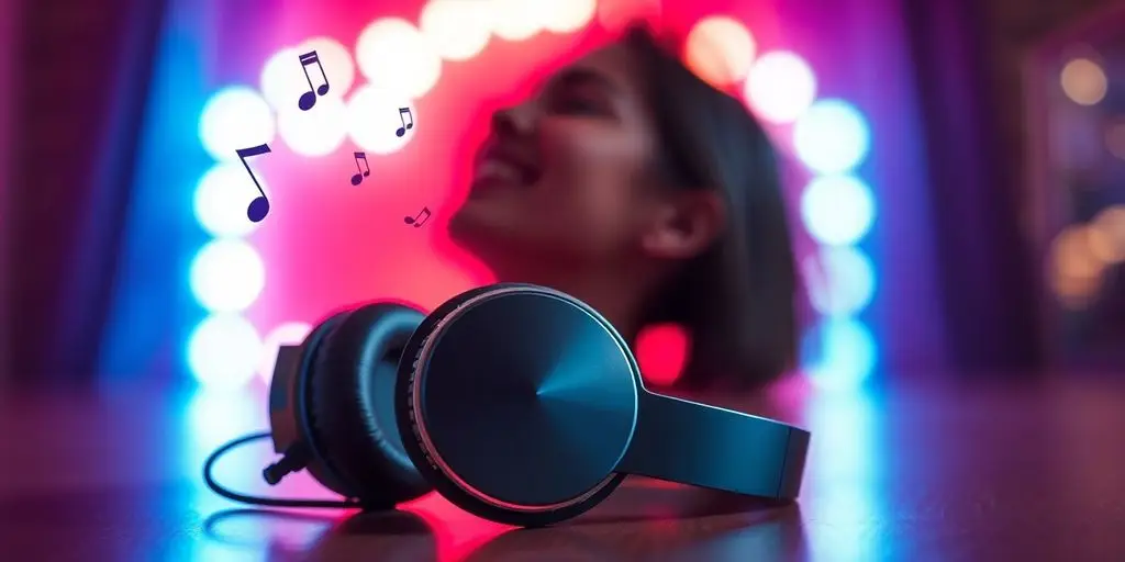 Top 10 Free Traffic Sources to Boost Any Website in 2025 3 Wireless headphones, music notes, happy person, bright background